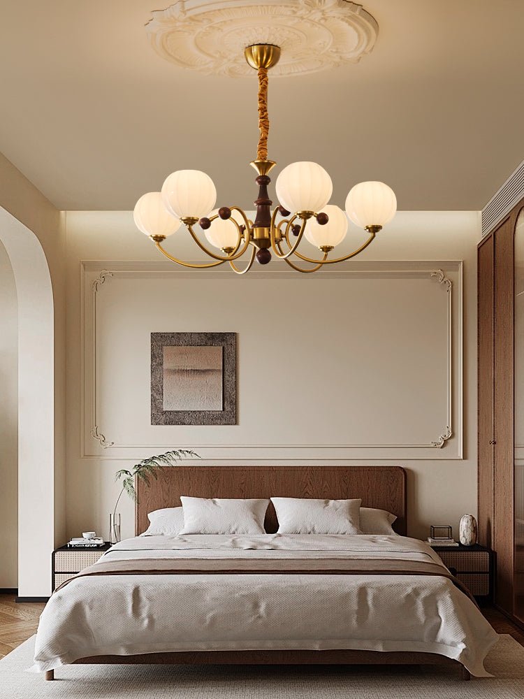 Omirara Chandelier en Bois Vintage - Neutralighting
