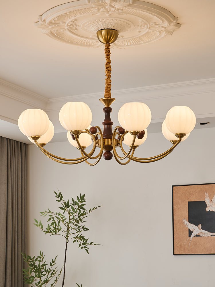 Omirara Chandelier en Bois Vintage - Neutralighting