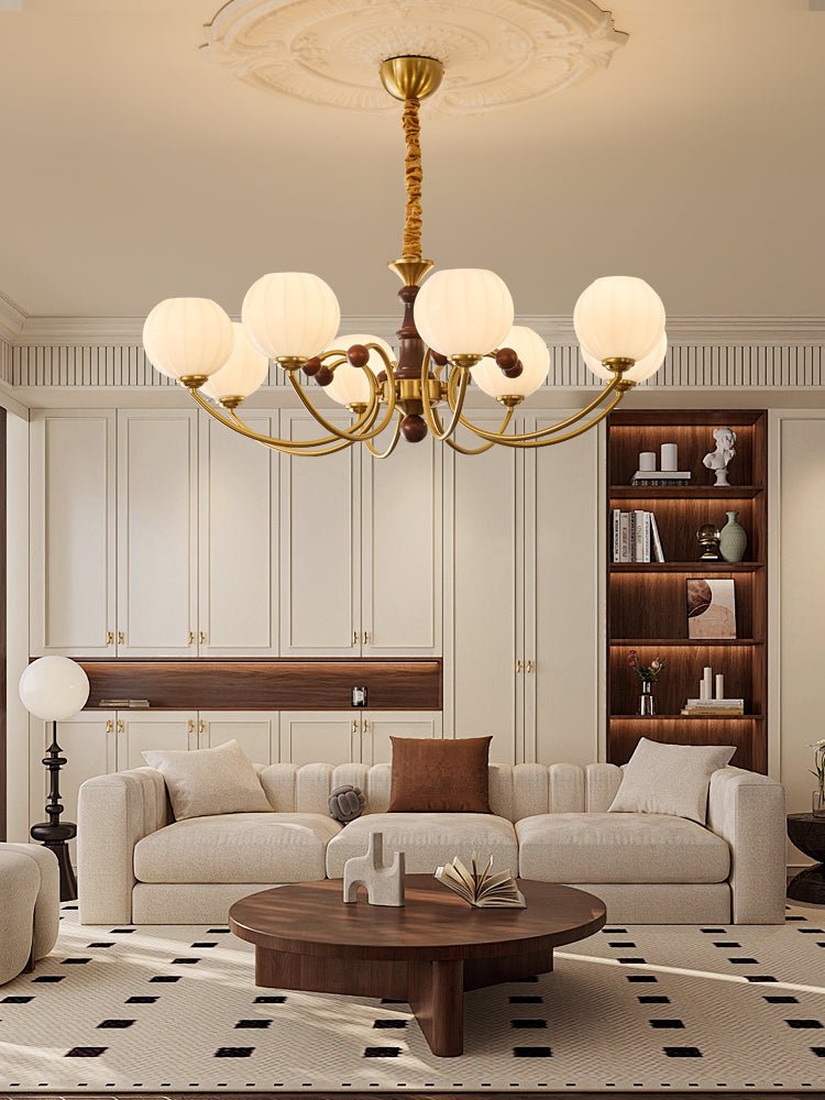 Omirara Chandelier en Bois Vintage - Neutralighting