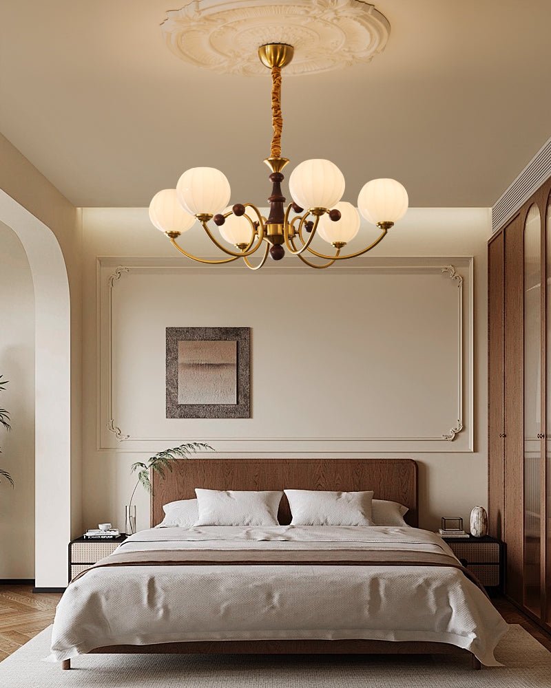 Omirara Chandelier en Bois Vintage - Neutralighting