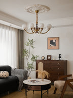 Omirara Chandelier en Bois Vintage - Neutralighting