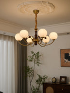 Omirara Chandelier en Bois Vintage - Neutralighting