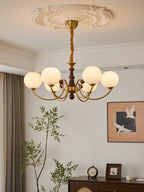 Omirara Chandelier en Bois Vintage - Neutralighting
