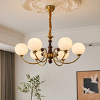 Omirara Chandelier en Bois Vintage - Neutralighting