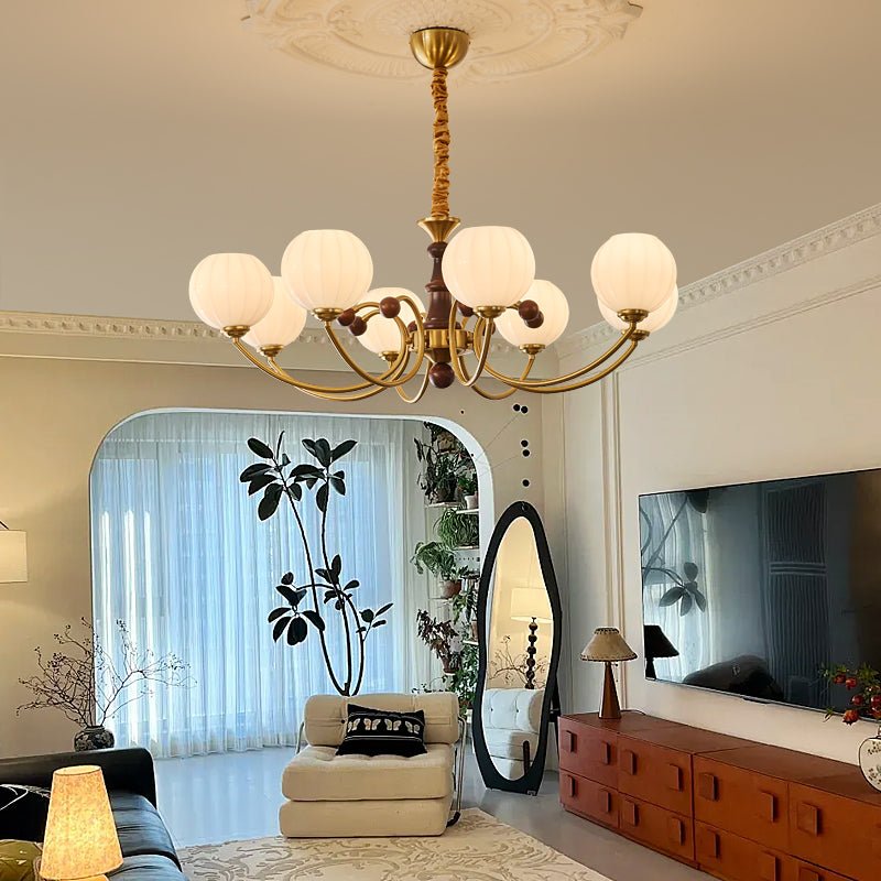 Omirara Chandelier en Bois Vintage - Neutralighting
