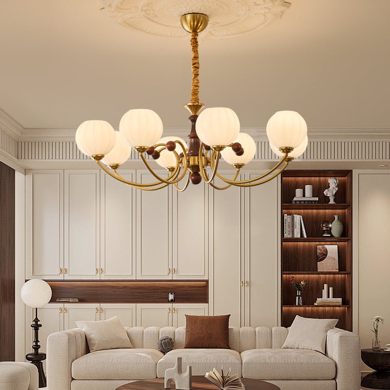 Omirara Chandelier en Bois Vintage - Neutralighting