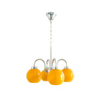 Lustra Chandelier Boules en Verre Jaune - Neutralighting