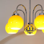 Lustra Chandelier Boules en Verre Jaune - Neutralighting