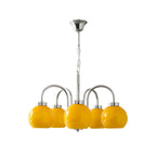 Lustra Chandelier Boules en Verre Jaune - Neutralighting