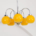 Lustra Chandelier Boules en Verre Jaune - Neutralighting