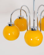 Lustra Chandelier Boules en Verre Jaune - Neutralighting
