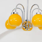 Lustra Chandelier Boules en Verre Jaune - Neutralighting