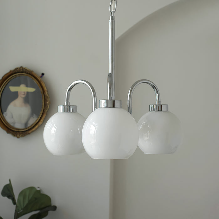 Lustra Chandelier Boules en Verre Jaune - Neutralighting