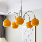 Lustra Chandelier Boules en Verre Jaune - Neutralighting