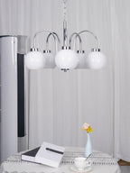 Lustra Chandelier Boules en Verre Jaune - Neutralighting