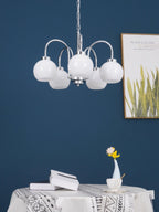 Lustra Chandelier Boules en Verre Jaune - Neutralighting