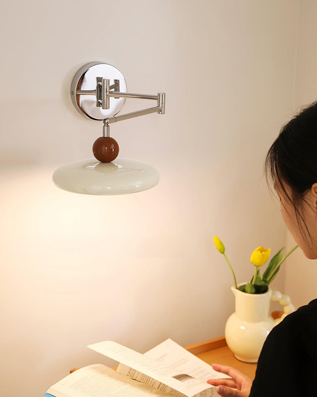 Ovelle Lustra Applique Murale Bras Pivotant - Neutralighting