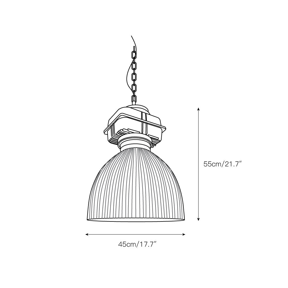 Vosilis Suspension Vintage en Métal et Verre Style Ferme - Neutralighting