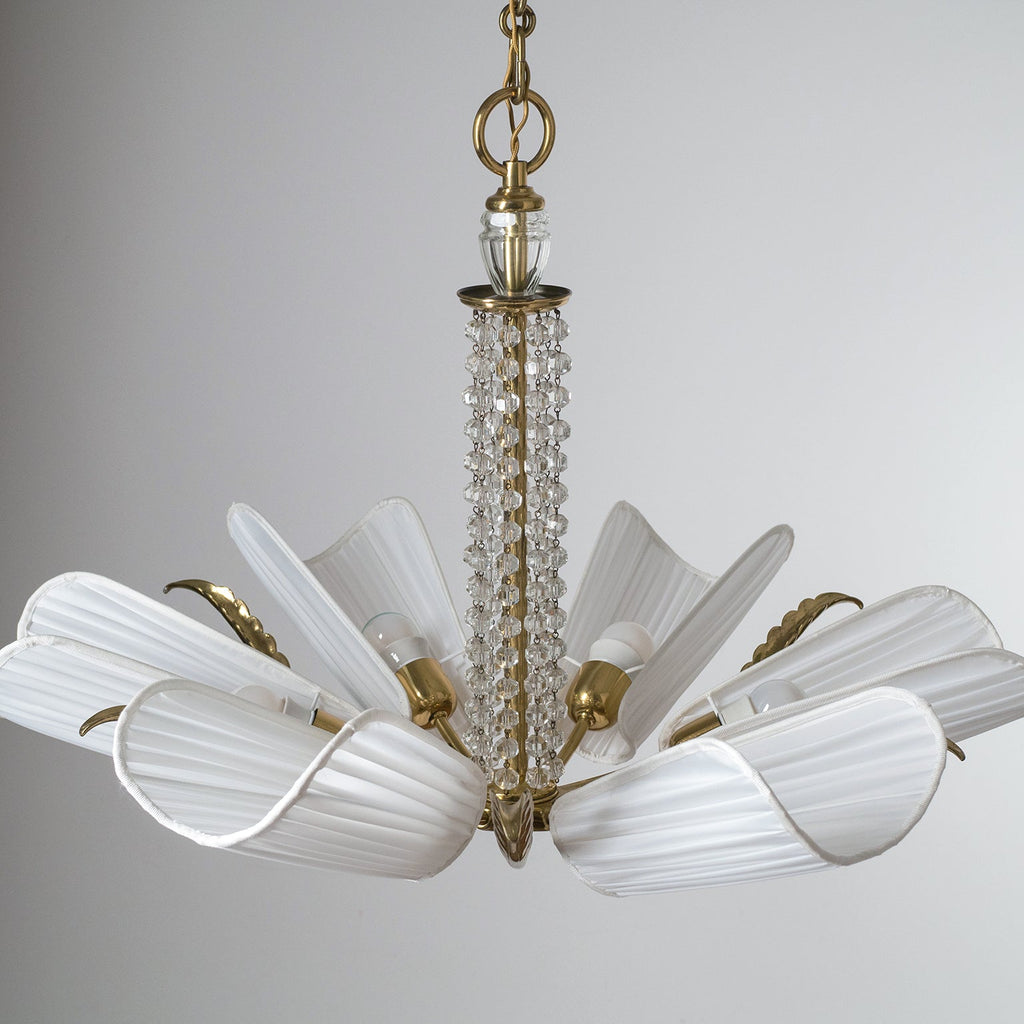 Arsole Lustre en Cristal et Tissu à Créativité Individuelle - Neutralighting