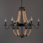 Epoch Suspension LED Industrielle Métal/Corde Noir Salon/Bar - Neutralighting
