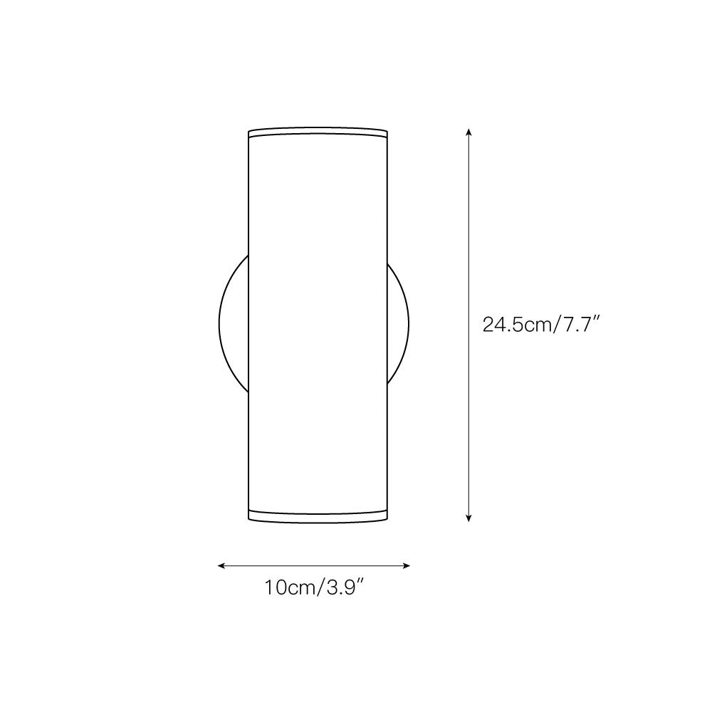 Ivsileth Applique Murale Moderne Minimaliste en Métal et Plastique - Neutralighting