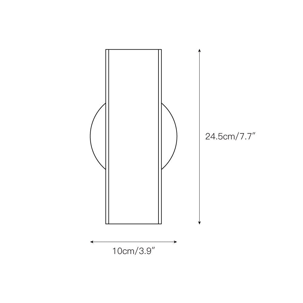 Ivsileth Applique Murale Moderne Minimaliste en Métal et Plastique - Neutralighting