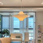 Solara Lampe suspendue en acrylique en forme d'OVNI pour salon contemporain - Neutralighting