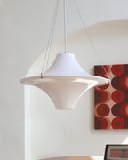 Solara Lampe suspendue en acrylique en forme d'OVNI pour salon contemporain - Neutralighting