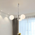 Lustra Chandelier Globe en Verre Chromé - Neutralighting