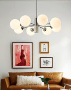Lustra Chandelier Globe en Verre Chromé - Neutralighting