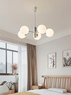 Lustra Chandelier Globe en Verre Chromé - Neutralighting