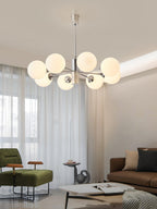 Lustra Chandelier Globe en Verre Chromé - Neutralighting