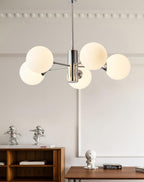 Lustra Chandelier Globe en Verre Chromé - Neutralighting