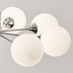 Lustra Chandelier Globe en Verre Chromé - Neutralighting