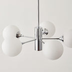 Lustra Chandelier Globe en Verre Chromé - Neutralighting