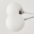 Lustra Chandelier Globe en Verre Chromé - Neutralighting