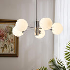 Lustra Chandelier Globe en Verre Chromé - Neutralighting