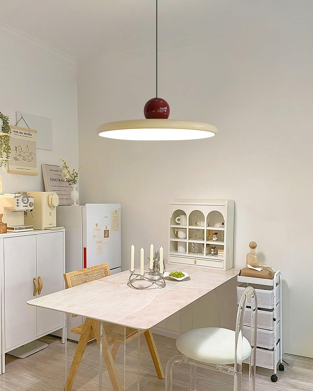 Lustra Lampe Pendante Swag Verte et Rouge - Neutralighting