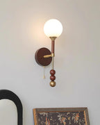 Dream Applique Murale Vintage Verre Bois Noyer - Neutralighting