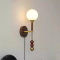 Dream Applique Murale Vintage Verre Bois Noyer - Neutralighting