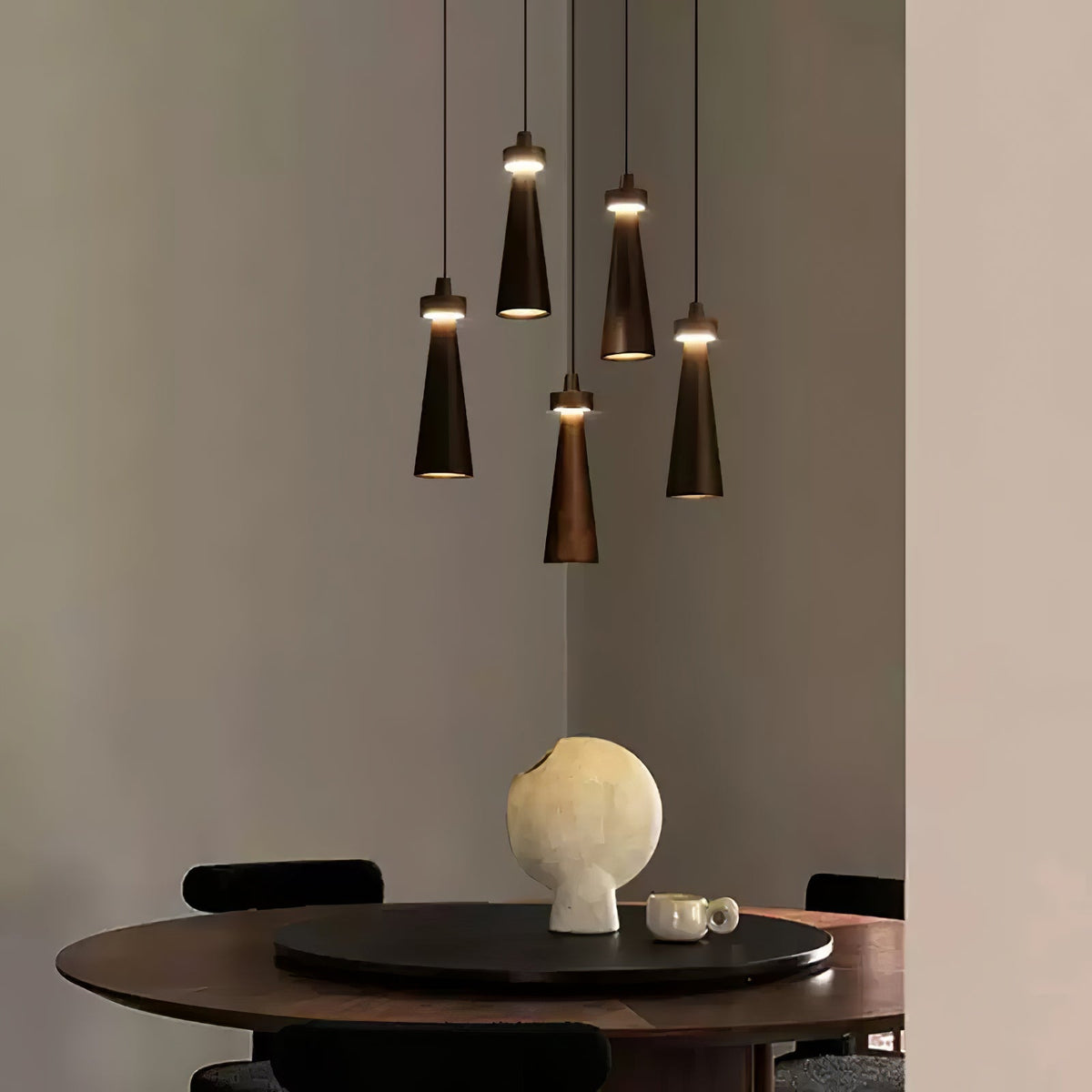 Taper Suspension en Bois Minimaliste - Neutralighting