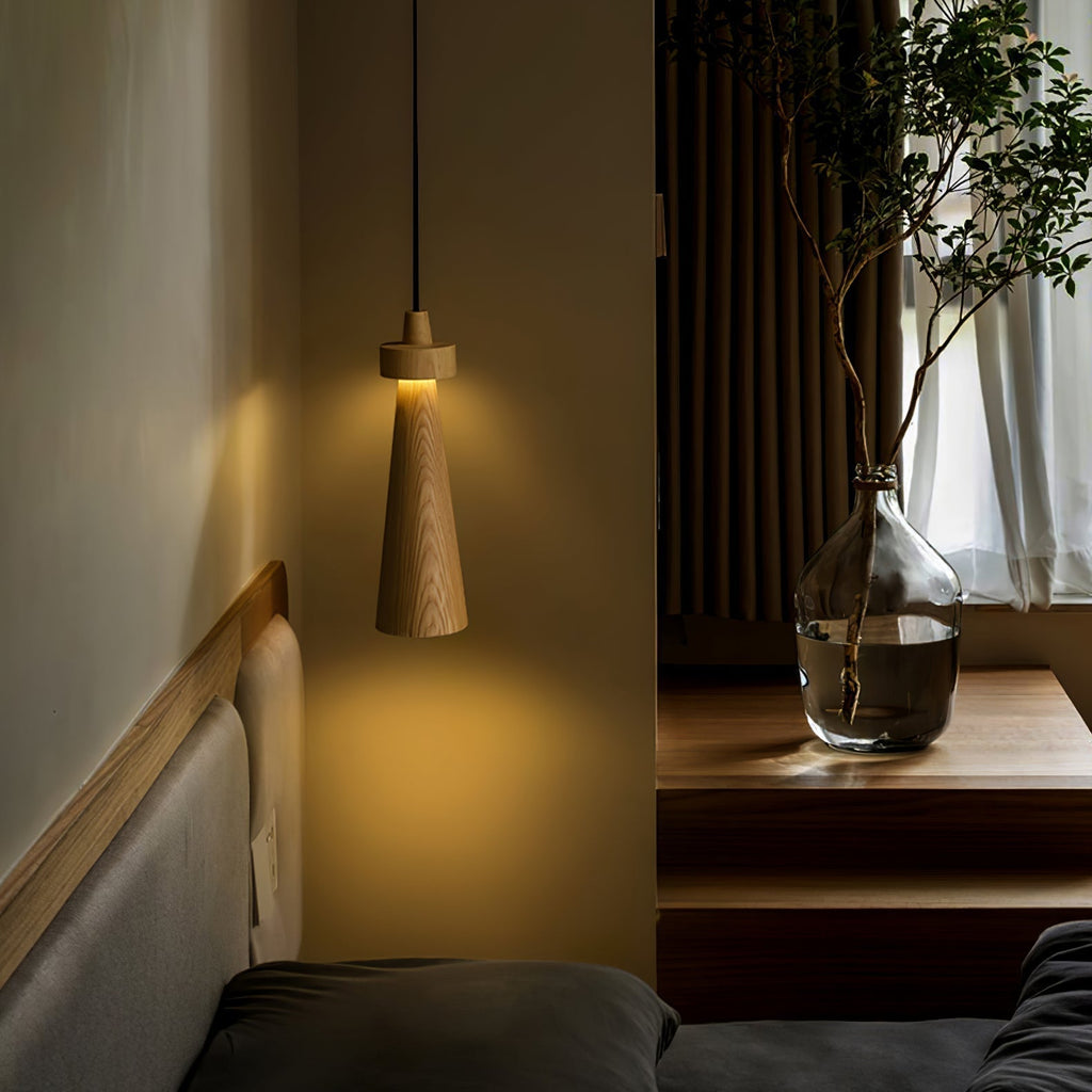 Taper Suspension en Bois Minimaliste - Neutralighting