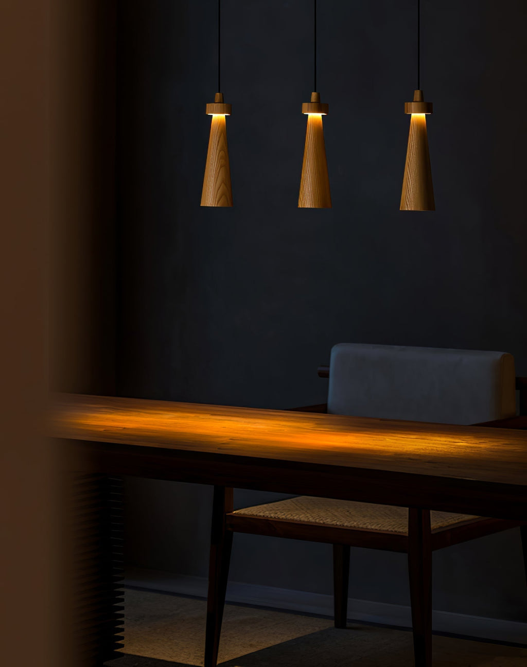 Taper Suspension en Bois Minimaliste - Neutralighting