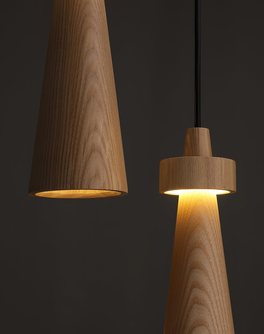 Taper Suspension en Bois Minimaliste - Neutralighting