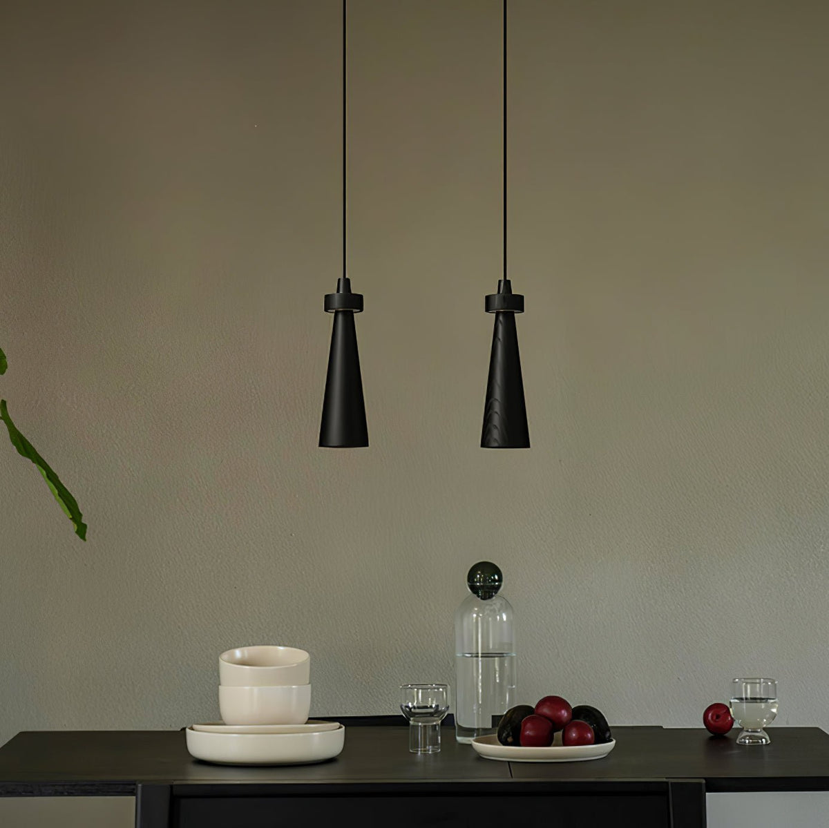 Taper Suspension en Bois Minimaliste - Neutralighting