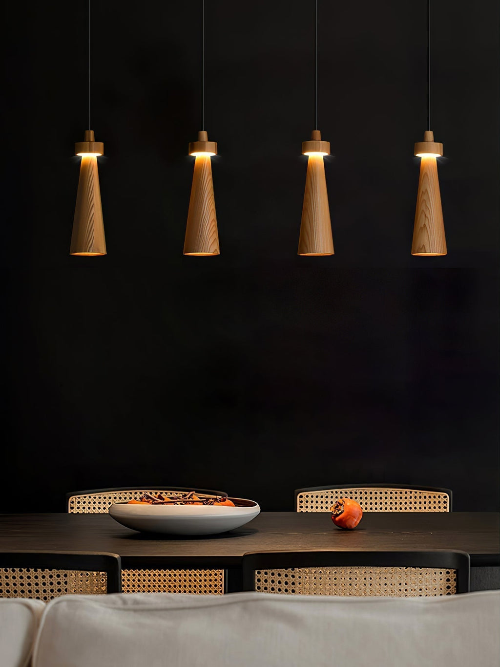 Taper Suspension en Bois Minimaliste - Neutralighting