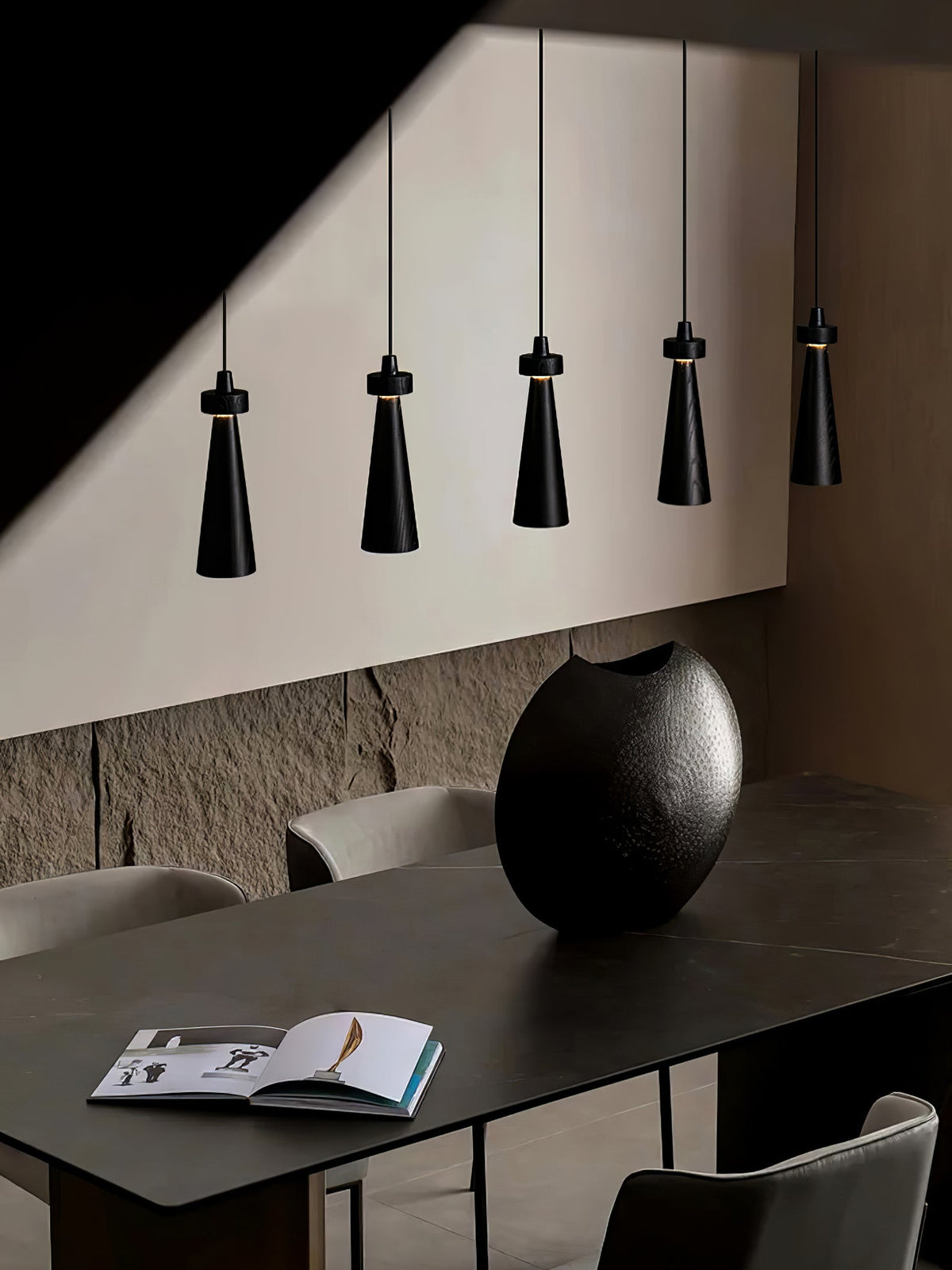 Taper Suspension en Bois Minimaliste - Neutralighting