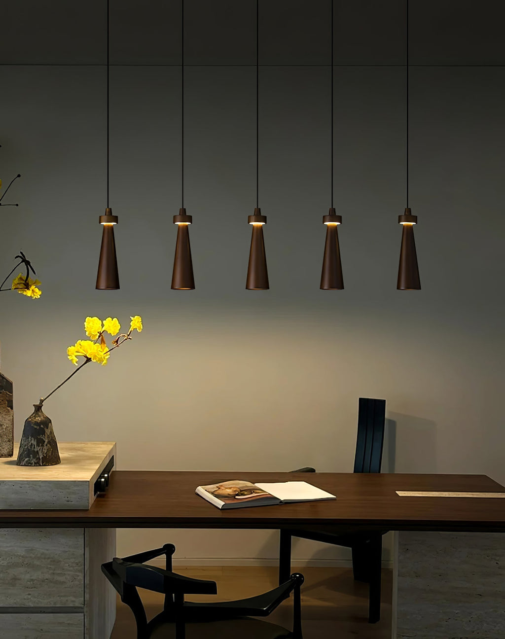 Taper Suspension en Bois Minimaliste - Neutralighting