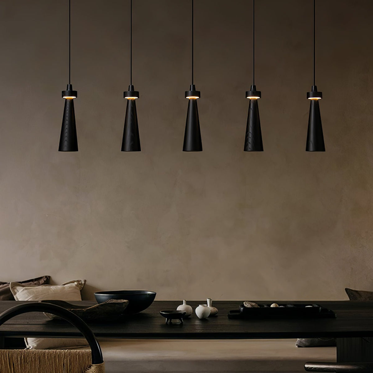 Taper Suspension en Bois Minimaliste - Neutralighting