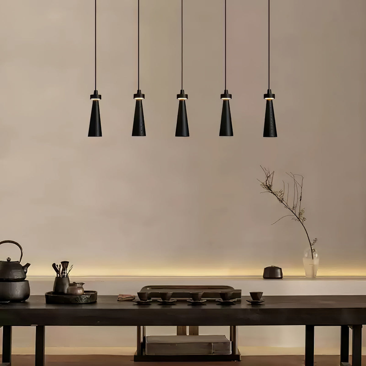Taper Suspension en Bois Minimaliste - Neutralighting